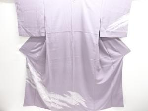 地紙に松・梅模様刺繍訪問着